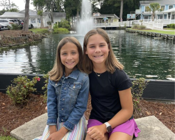 Photo of Emerson and her sister
